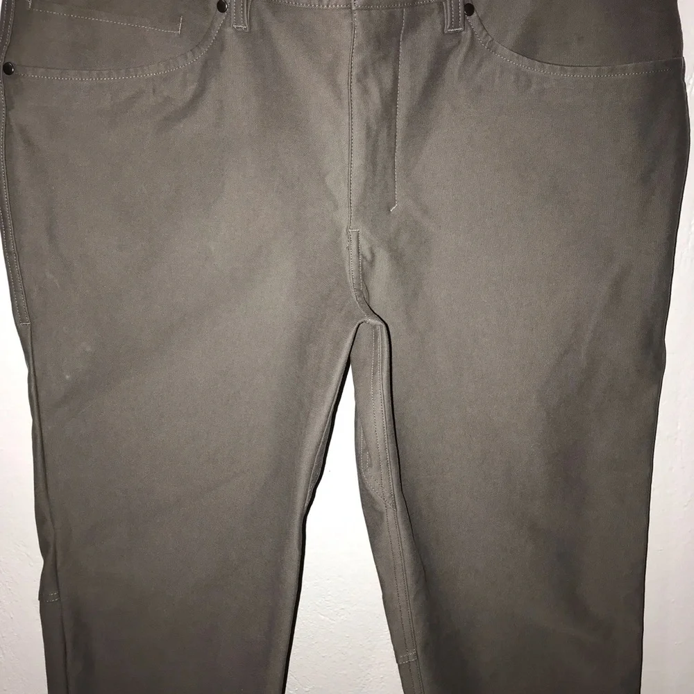 Lululemon Size 33x31 Mens ABC Warpstreme Classic Fit Reflective Pants Grey, Golf